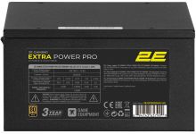 Блок живлення  2E GAMING Extra Power Pro ATX3.1 GEN5.0  (1200W), >90%, 80+ Gold, 140мм, 1xMB 24pin(20+4), 2xCPU 8pin(4+4), 3xMolex, 9xSATA, 6xPCIe 8pin(6+2), 1xPCIe GEN5 16pin, Full Modular