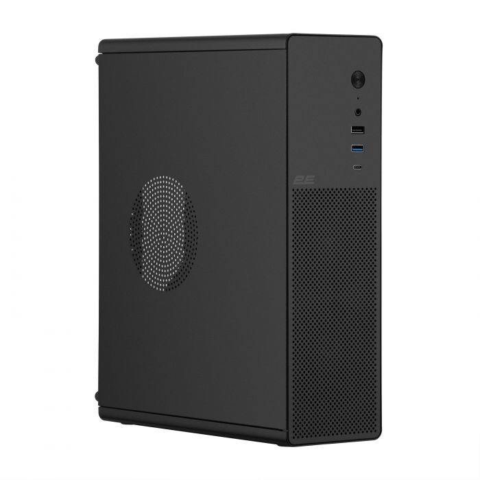 Корпус 2E Credo Slim V90B-400 з БЖ 2E TFX400, 1xUSB3.0, 1х USB 2.0, 1xUSB Type-C, 2x90мм, VGA 220мм, mATX, чорний