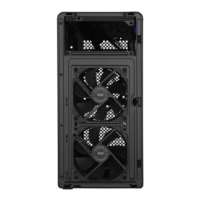 Корпус 2E Credo Metal V350B без БЖ, 1xUSB3.0, 1х USB 2.0, 1xUSB Type-C, 3x120мм, VGA 350мм, LCS ready, mATX, чорний