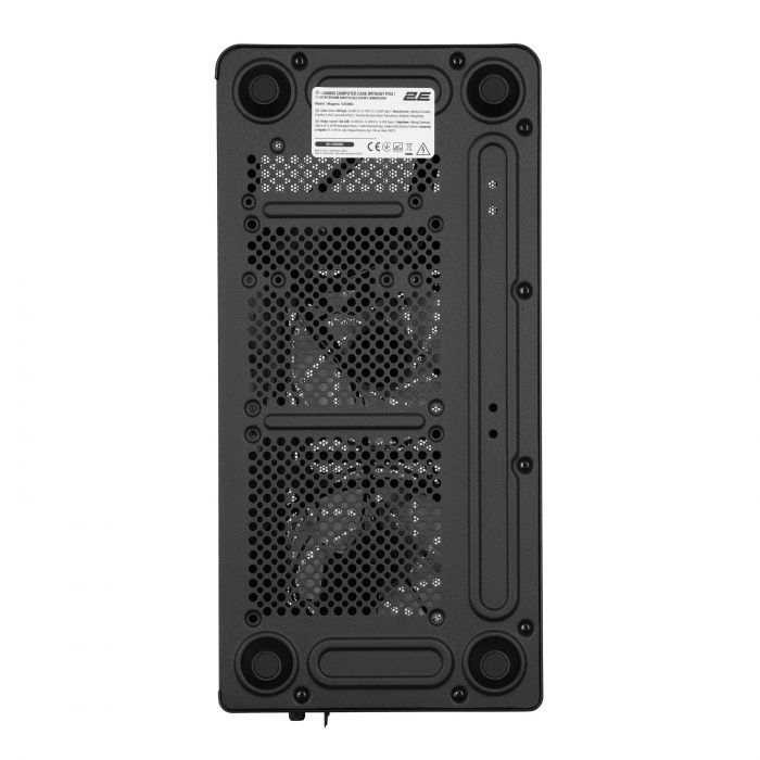 Корпус 2E Credo Plus V350BG без БЖ, 1xUSB3.0, 1х USB 2.0, 1xUSB Type-C, 3x120мм ARGB, VGA 350мм, LCS ready, контролер з пультом, TG Side Panel, mATX, чорний