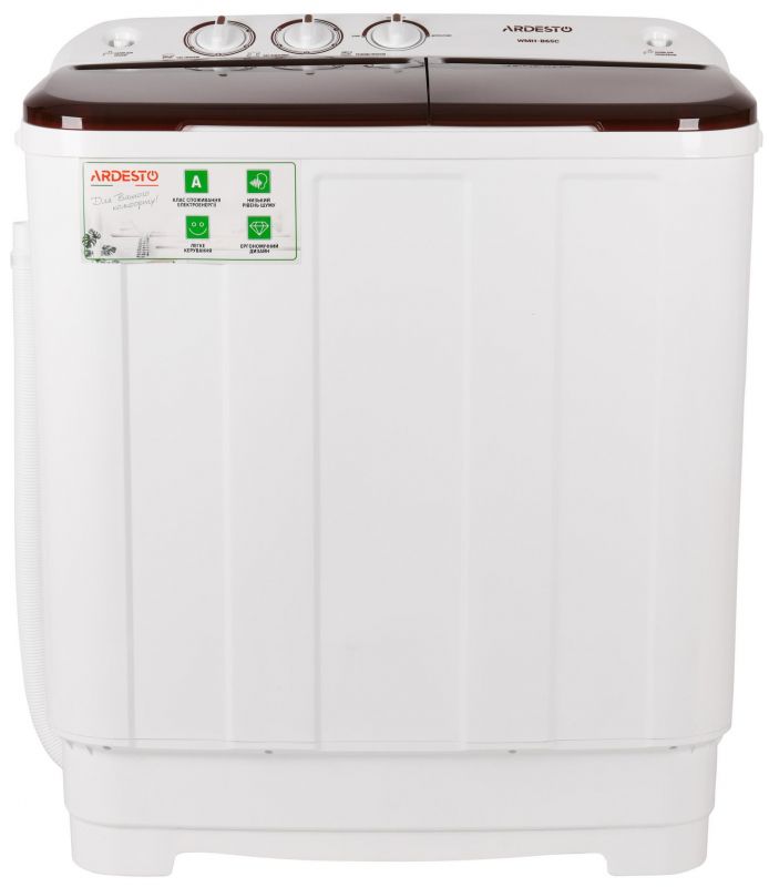 Пральна машина ARDESTO напівавтомат., 6.5кг, 1350, A, 41см, віджим, білий