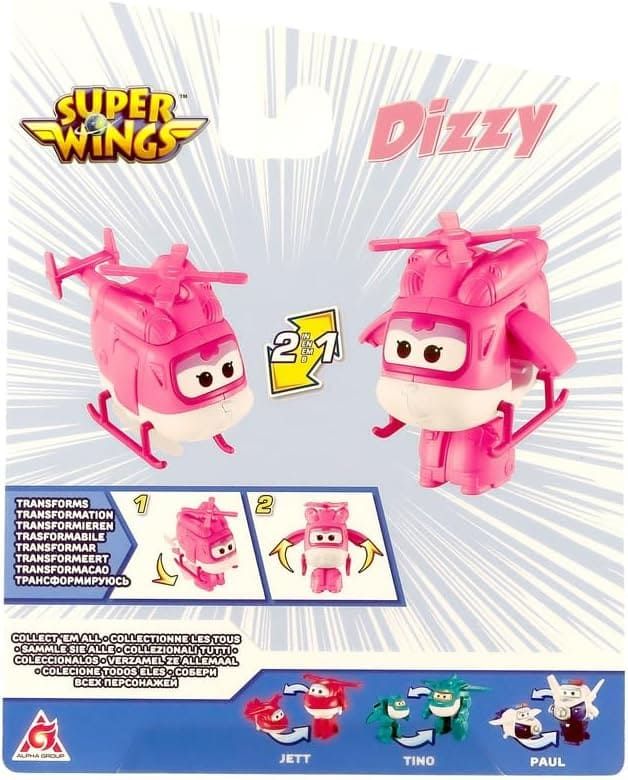 Ігрова фігурка-трансформер Super Wings Transforming Діззі (Dizzy), 10см