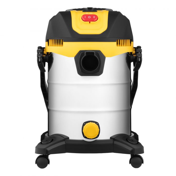 Пилосос професійний 2E PowerClean 20S 1200Вт 17кПа контейнер 20л розетка 220В/2000Вт вологе/сухе прибирання функція повітродувки IPX4 5.6кг
