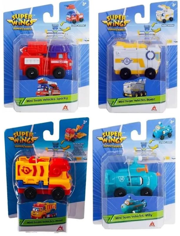 Машинка Super Wings Mini Team Vehicles