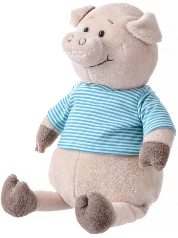 М'яка іграшка Same Toy Свинка в тільнику 35см, блакитний