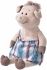 М'яка іграшка Same Toy Свинка у комбінезоні 45см