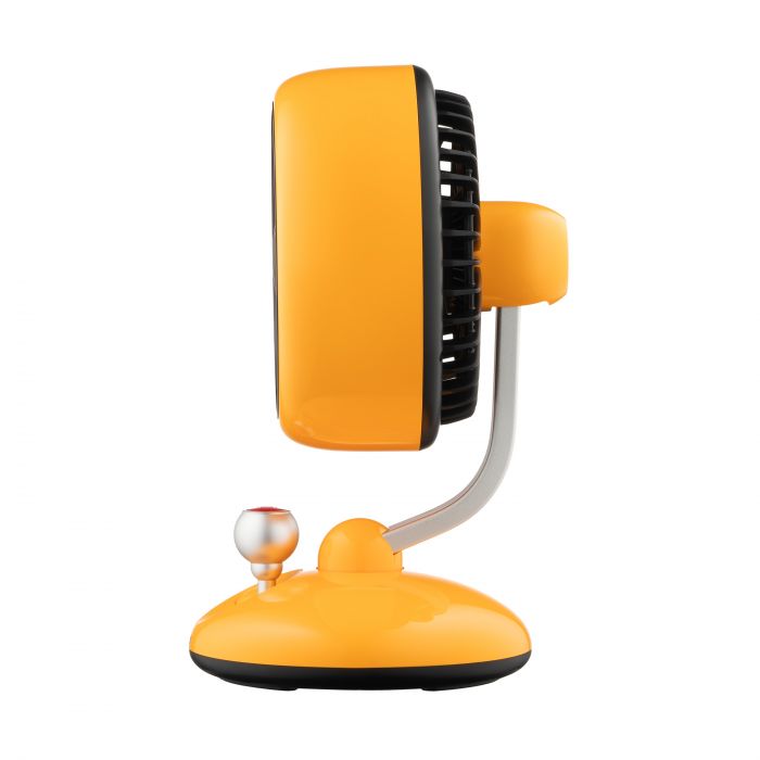 Вентилятор ARDESTO AviaFan FT-F3600Y настільний, 12см, акумулятор, підсвічування, USB-A Type-C, жовтий