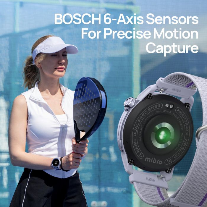 Смарт-годинник Mibro GS Active 2 46мм, 1.32", 466x466, AMOLED, BT 5.3, GPS, 5 ATM, темно-сірий