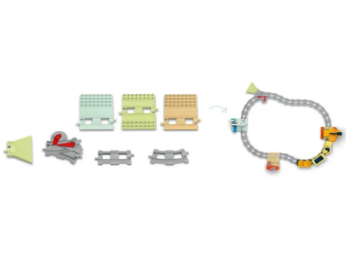 Конструктор LEGO DUPLO Town Великий інтерактивний громадський потяг