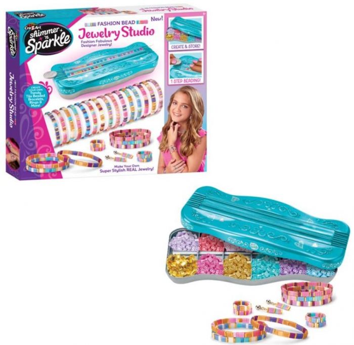 Набір для виготовлення браслетів Cra-Z-Art Dots & Dashes Tila Bead Bracelet Studio з намистинами