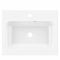 Раковина, умивальник ARDESTO Alba, штучний камінь, прямокут., з отвором для змішувача, з отвором для переливу, 550x450x125мм, накладний, білий