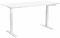 Стіл комп’ютерний 2E CE150W, висота 62-128см, електропривод, стільниця 150x75см (білий), металева база (біла)