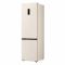 Холодильник LG з нижн. мороз., 203x60х68, холод.відд.-262л, мороз.відд.-113л, 2дв., E, NF, інв., диспл зовн., Fresh Сonverter, бежевий