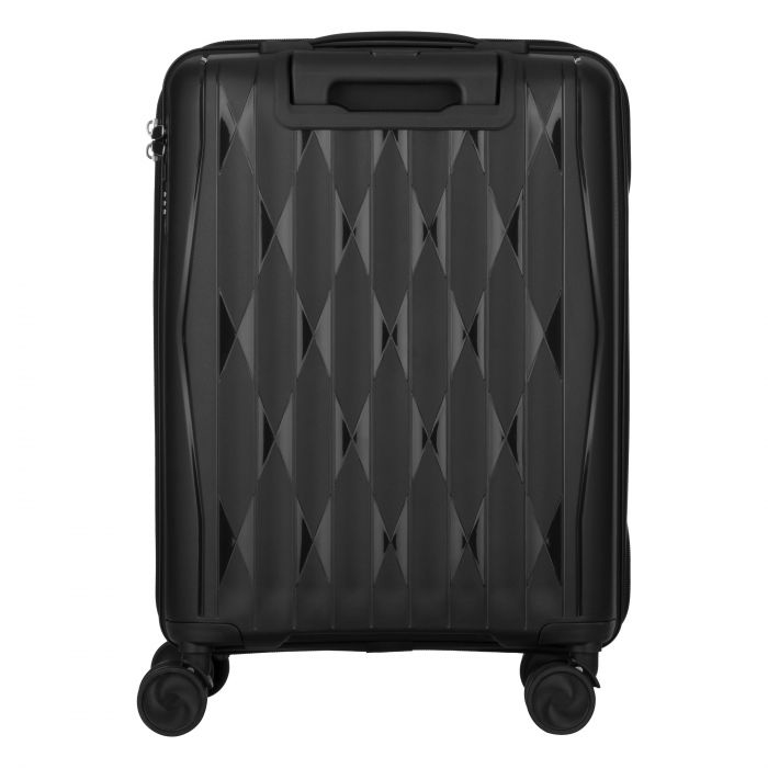 Набір валіз 2E, M7979, поліпропілен, (L+M+S), блискавка anti theft, 4 колеса, кодовий замок, чорний