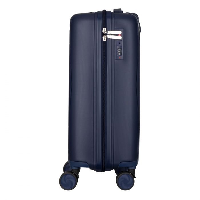Набір валіз 2E, M7979, поліпропілен, (L+M+S), блискавка anti theft, 4 колеса, кодовий замок, темно-синій