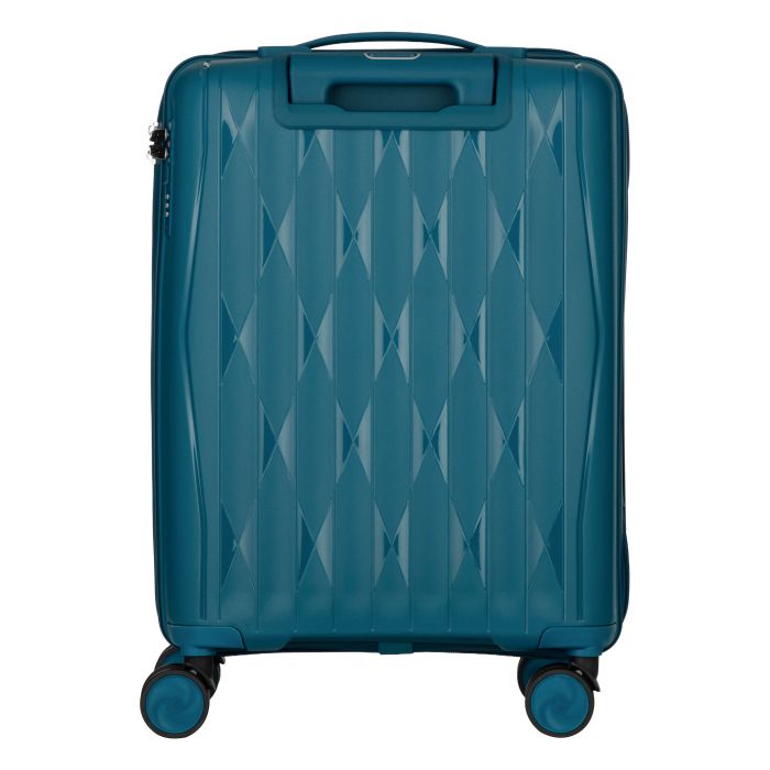 Набір валіз 2E, M7979, поліпропілен, (L+M+S), блискавка anti theft, 4 колеса, кодовий замок, блакитний