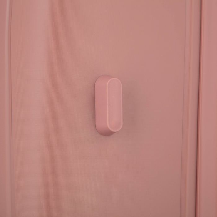 Набір валіз 2E, M7979, поліпропілен, (L+M+S), блискавка anti theft, 4 колеса, кодовий замок, рожево-золотий