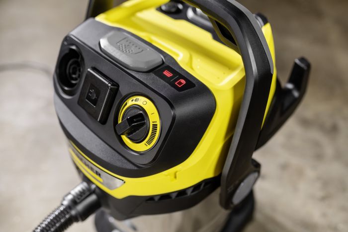 Пилосос професійний Karcher WD 7 Control P S 30/6/35/T 1400Вт 290мБар контейнер 30л 8.7кг