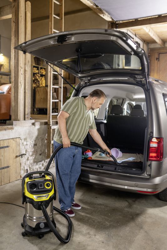 Пилосос професійний Karcher WD 7 Control P S 30/6/35/T 1400Вт 290мБар контейнер 30л 8.7кг