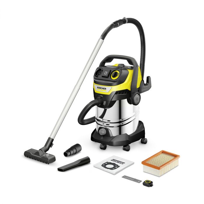 Пилосос професійний Karcher WD 7 Control P S 30/6/35/T 1400Вт 290мБар контейнер 30л 8.7кг