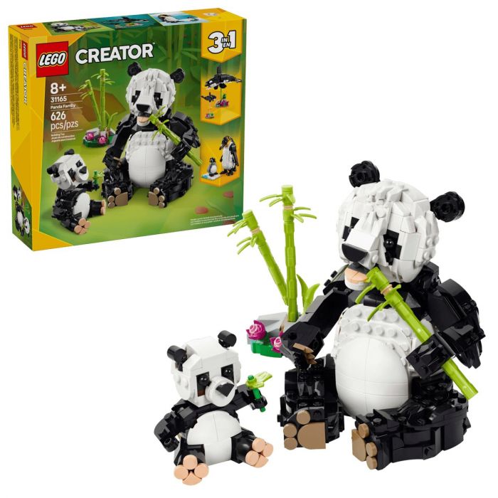 Конструктор LEGO Creator Дикі тварини: пандові