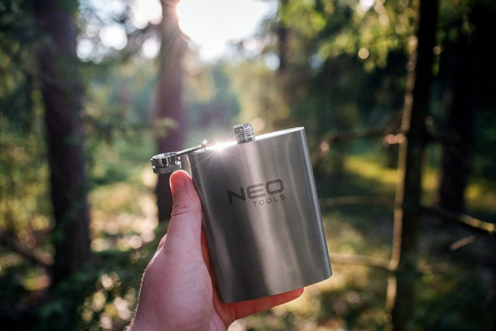 Пляшка Neo Tools, сталева, 220 мл