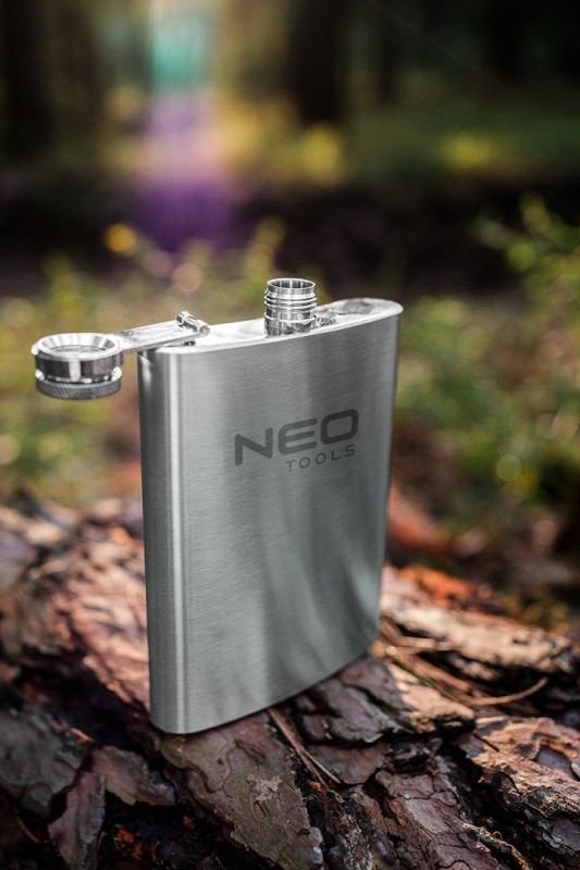 Пляшка Neo Tools, сталева, 220 мл