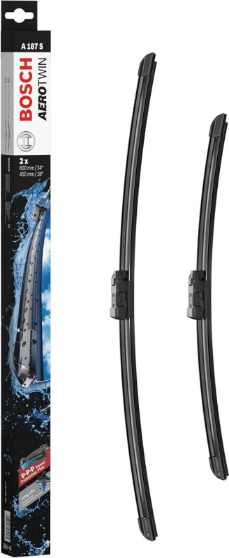 Склоочисник BOSCH Aerotwin безкаркасний комплект 600/450мм (3 397 007 187)