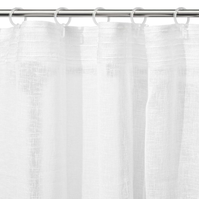 Гардина ARDESTO 300х270см, крафт-льон, 100% поліестер, білий