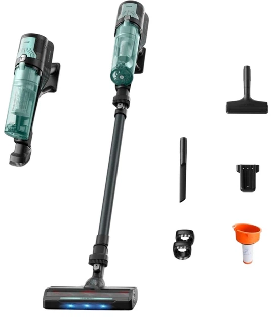 Пилосос Rowenta безпровідний X-Force 8.80, 250Вт, конт пил -0.44л, автон. робота до 45хв, НЕРА, чорно-зелений