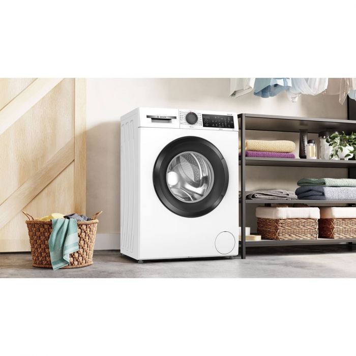 Пральна машина Bosch фронтальна, 8кг, 1200, A, 52см, дисплей, білий