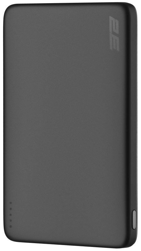 Акумулятор портативний літій-іонний Power Bank 2E Slim Wireless QI 5000мА·год, 18Вт, PD, сірий