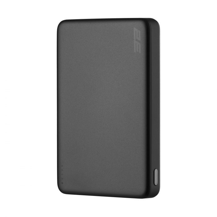 Акумулятор портативний літій-іонний Power Bank 2E Slim Wireless QI 10000мА·год, 20Вт, PD, сірий