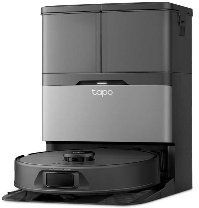 Робот-пилосмок TP-LINK TAPO RV 50 PRO OMNI з вологим прибиранням + розумна док-станція з функцією автоматичного спорожнення