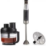 Блендер Gorenje заглибний 1500Вт, 3в1, чаша-2,2л, подрібнювач, шинковка, чорний