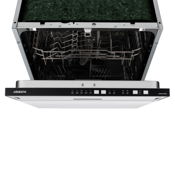 Посудомийна машина ARDESTO вбудовувана, 12 компл., А++, 60см, кнопкове кер., промінь, 5програм, сірий