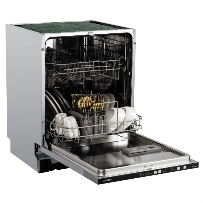 Посудомийна машина ARDESTO вбудовувана, 12 компл., А++, 60см, кнопкове кер., промінь, 5програм, сірий