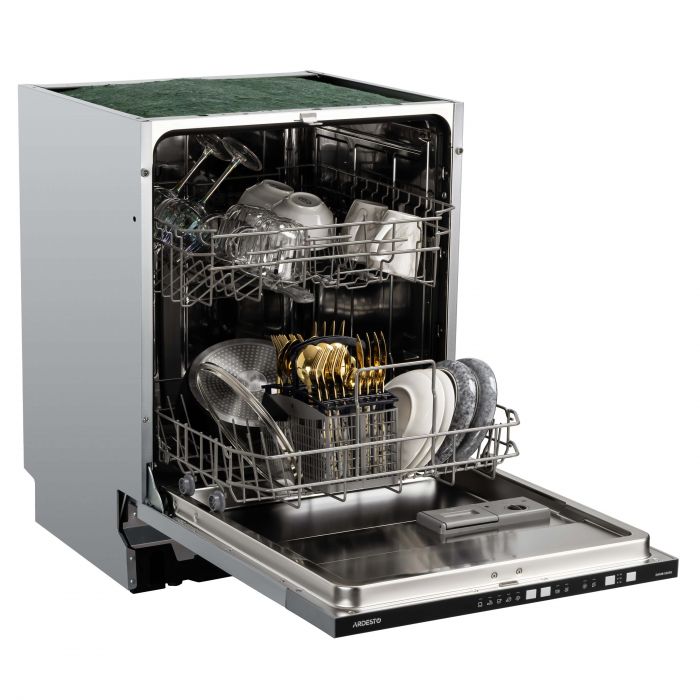 Посудомийна машина ARDESTO вбудовувана, 12 компл., А++, 60см, кнопкове кер., промінь, 5програм, сірий