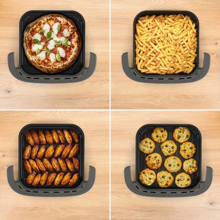 Мультипіч Tefal Easy Fry XL Surface, 2200Вт, чаша-4л, сенсорне керув., з віконцем, 10 програм, пластик, чорно-сірий