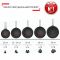 Сковорода Tefal Halo EUCALYPTUS, 24см, алюміній, бакеліт, сірий
