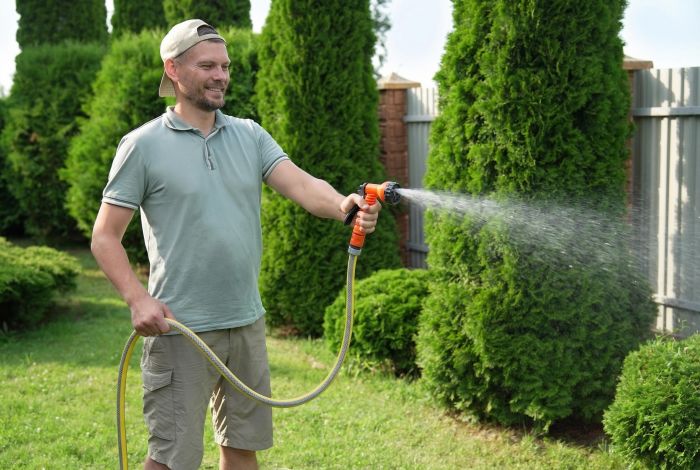 Шланг садовий 2E AquaFlex Solar 1/2" 20м 4 шари 13бар -10+60°C зрошувач конектор адаптер 2в1