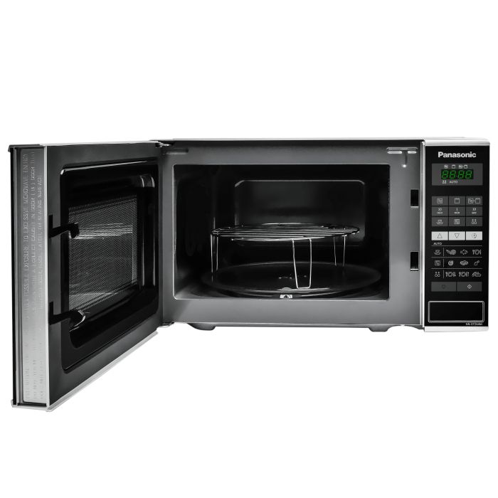 Мікрохвильова піч Panasonic , 20л, 800Вт, гриль, дисплей, нерж