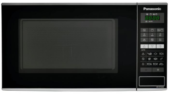 Мікрохвильова піч Panasonic , 20л, 800Вт, гриль, дисплей, нерж