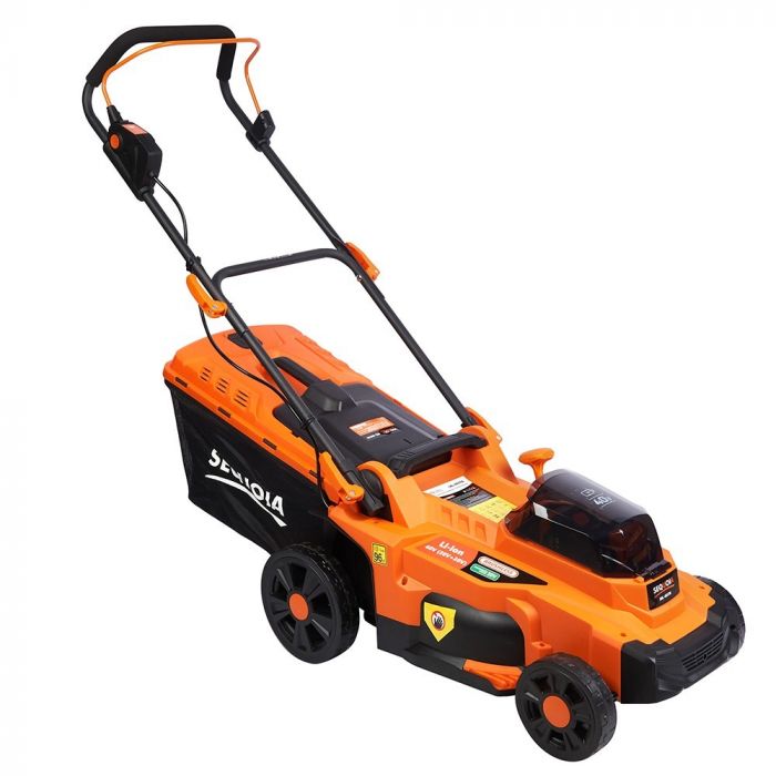 Газонокосарка акумуляторна SEQUOIA SBL4037B-E2W 40В(20В+20В) 37см 35л 25-75мм 11.65кг без АКБ та ЗП