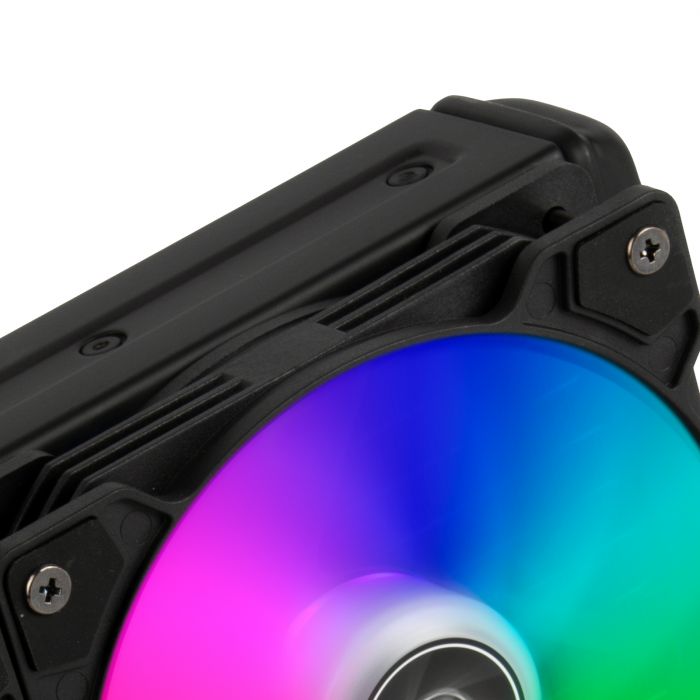 Система рідинного оxолодження SilverStone Icegem 240P-ARGB, LGA2066, 2011, 1366, 115x, 1366, TRX4TR4, AM4, AM3, AM3+, AM2, AM2+, FM1, FM2, TDP280W, чорний
