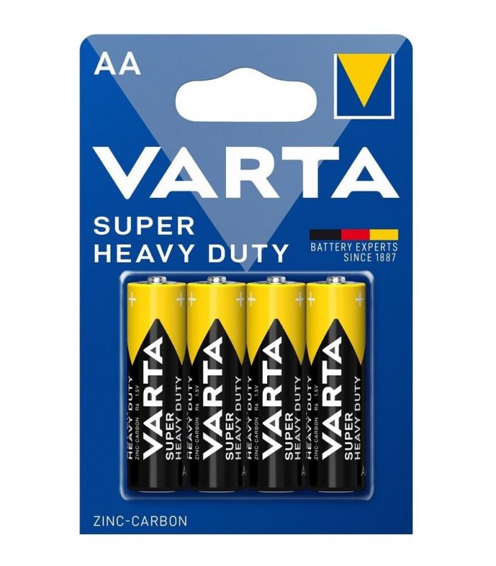 Батарейка Varta Super Heavy Duty  вугільно-цинкова AA блістер, 4 шт