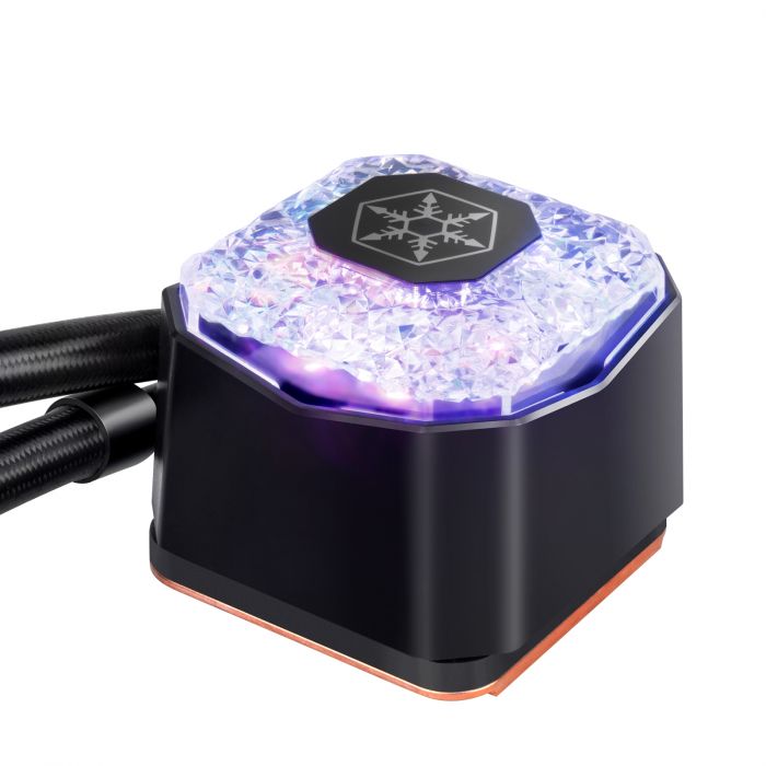 Система рідинного оxолодження SilverStone Icegem 240P-ARGB, LGA2066, 2011, 1366, 115x, 1366, TRX4TR4, AM4, AM3, AM3+, AM2, AM2+, FM1, FM2, TDP280W, чорний