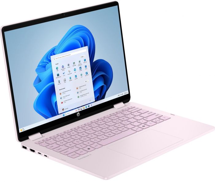 Ноутбук HP OmniBook 5 Flip x360 14" WUXGA IPS Touch, Intel 7-150U, 24GB, F1TB, UMA, Win11, рожевий