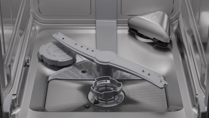 Посудомийна машина Siemens вбудована, 10компл., A+, 45см, дисплей, 3й кошик, Zeolith, білий