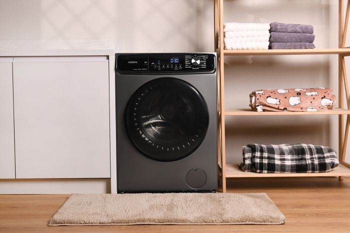 Прально-сушильна машина ARDESTO фронтальна Black Mars, 10(6)кг, 1400, А+++, 60см, дисплей, пара, інвертор, сріблястий